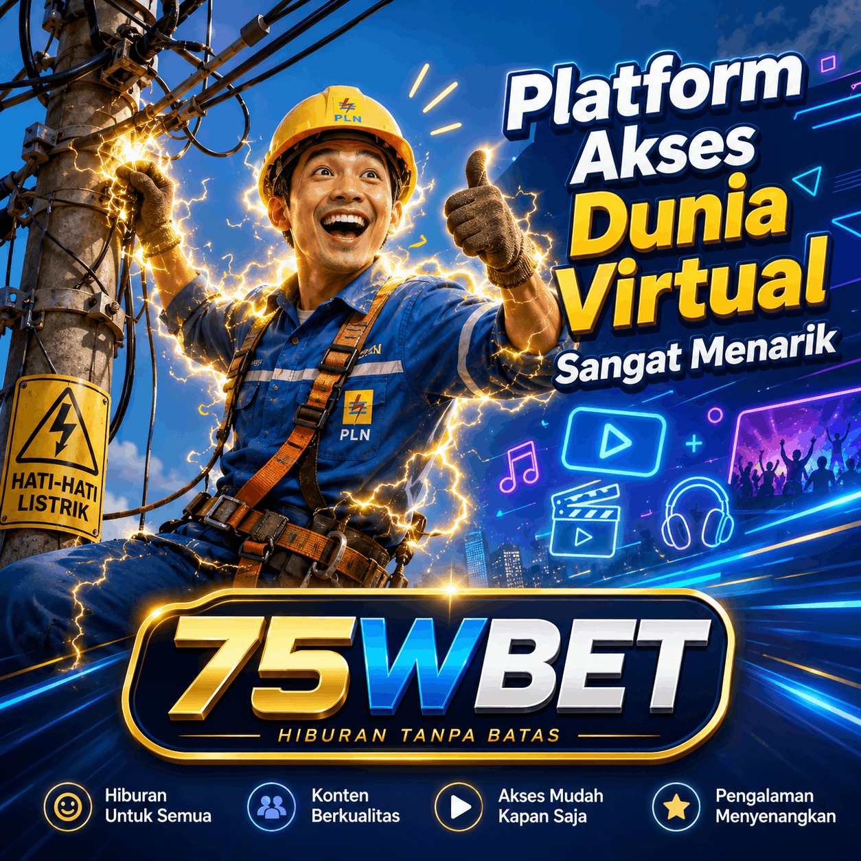 75WBET | Platform Akses Dunia Virtual Sangat Menarik